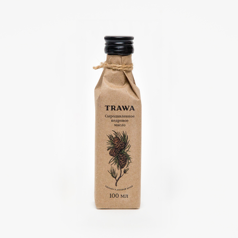 Масло TRAWA кедровое сыродавленное -30%