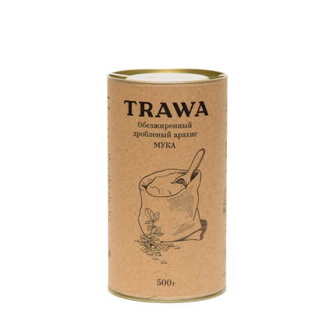 Обезжиренный и дробленый арахис (мука) TRAWA