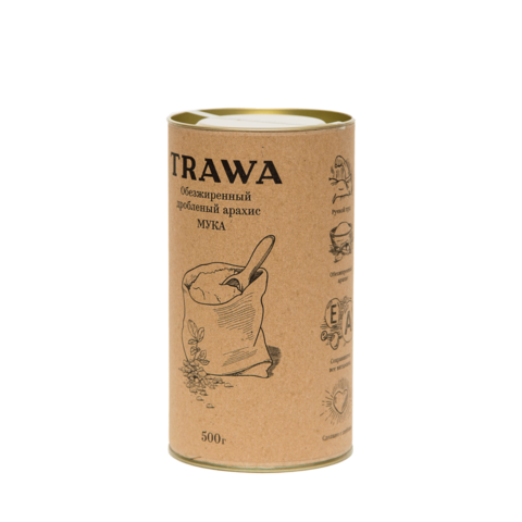 Обезжиренный и дробленый арахис (мука) TRAWA