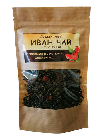 Иван-чай «с плодами и листьями шиповника»