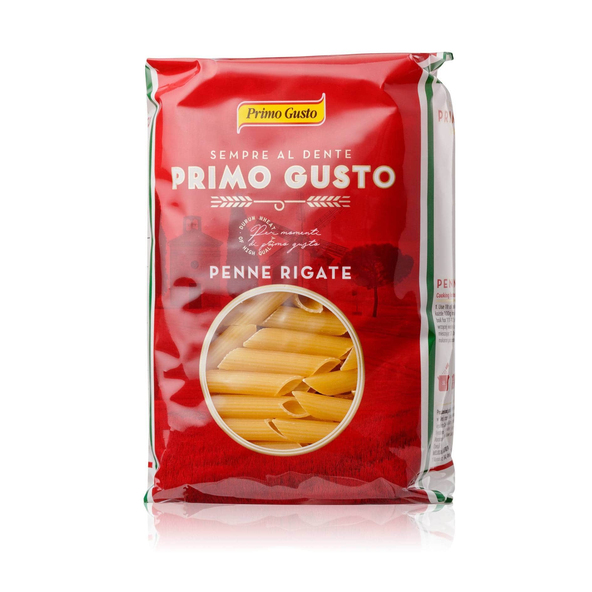 Паста «Пенне Ригате» цельнозерновая Primo Gusto