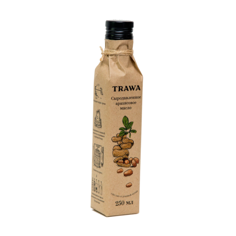 Масло TRAWA арахисовое сыродавленное - 30%